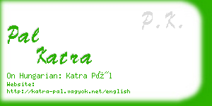 pal katra business card